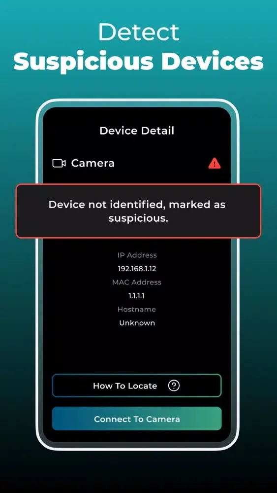 Tangkapan layar Spy - Hidden Camera Detector