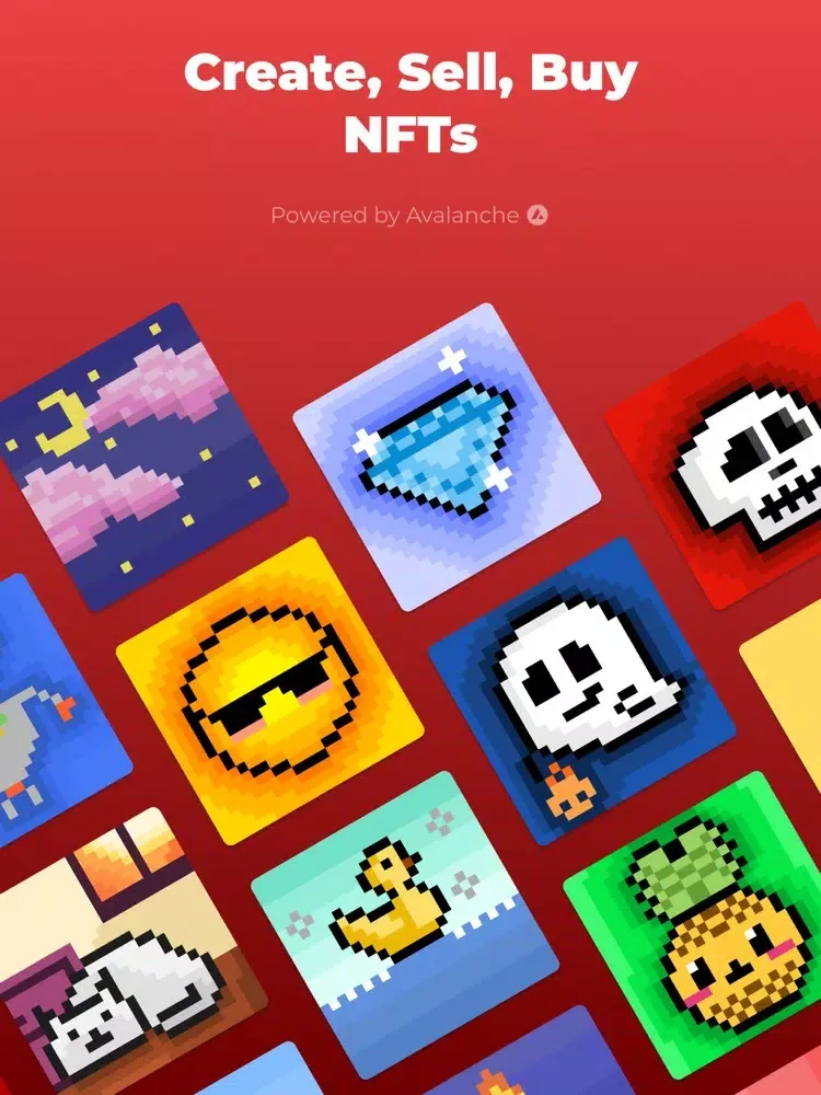 NFT Marketplace by PiQ iPad  スクリーンショット