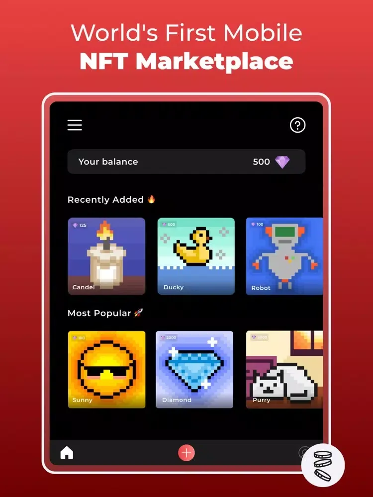 NFT Marketplace by PiQ iPad  スクリーンショット