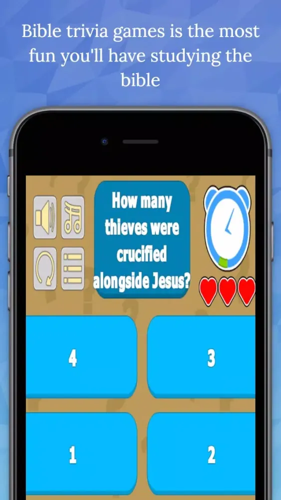 bible trivia games -christian bible quiz to grow faith with God. Test jesus quotes, religion facts and more应用截图