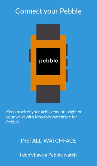 Screenshot di Activity Tracker - Movable for Pebble Wrist Watch, Count Steps, Distance, Calories, & Walking