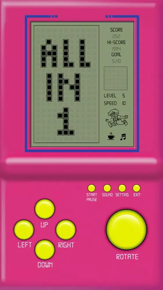 Ảnh chụp màn hình của Brick Game: Retro Game 90's