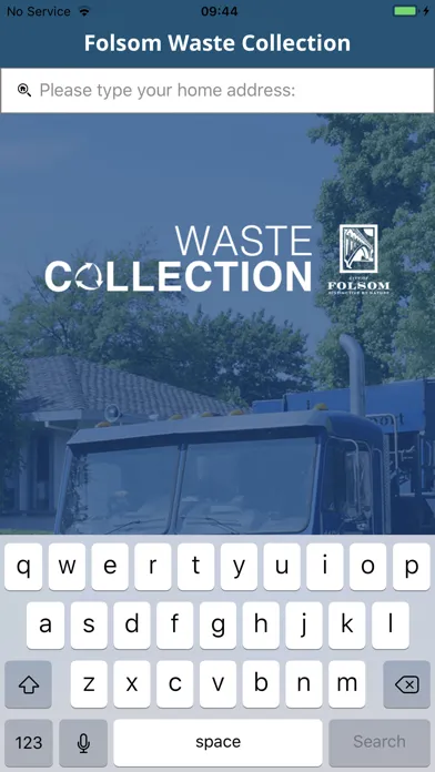 Folsom Waste Collection Screenshots