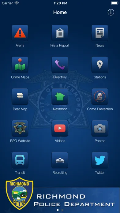 Richmond Police Department Screenshots