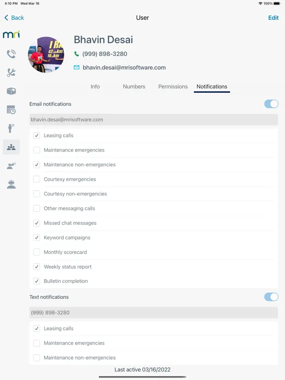 MRI Callmax iPad  Screenshots