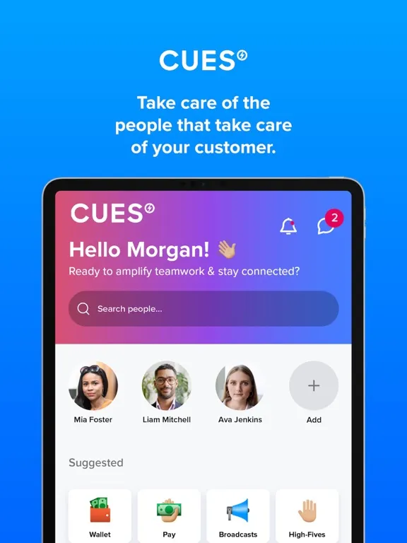 Zrzuty ekranu Cues App iPad 