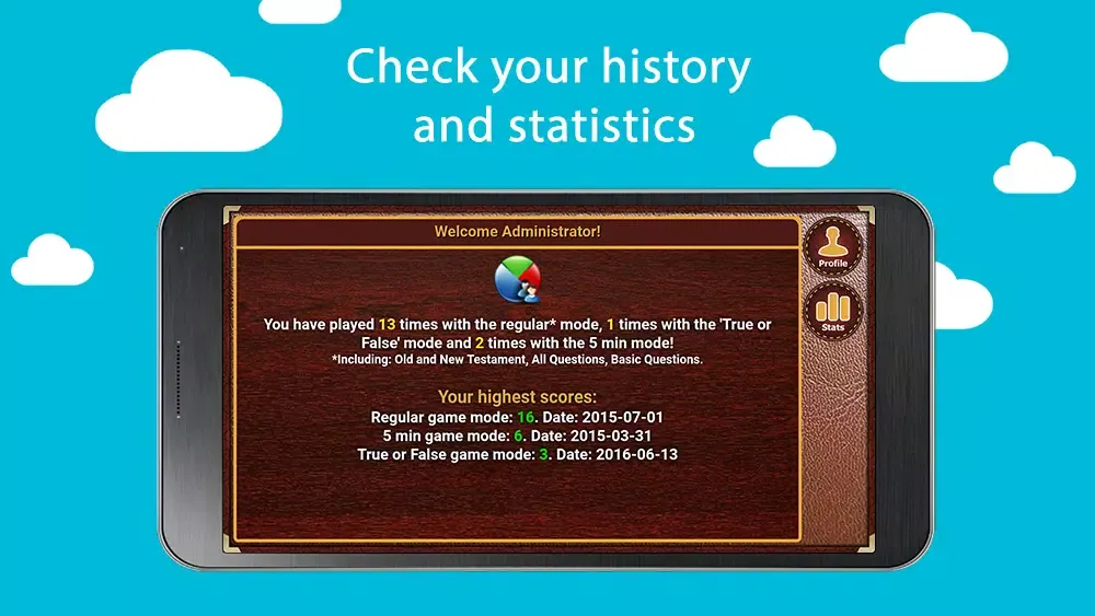 Ảnh chụp màn hình của Bible Trivia
