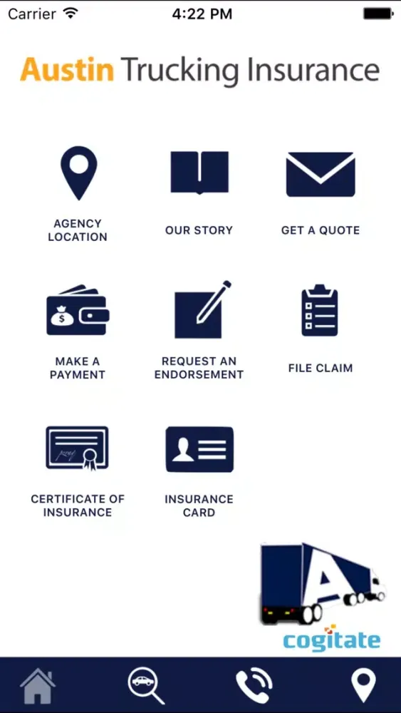Austin Trucking Insurance Screenshots