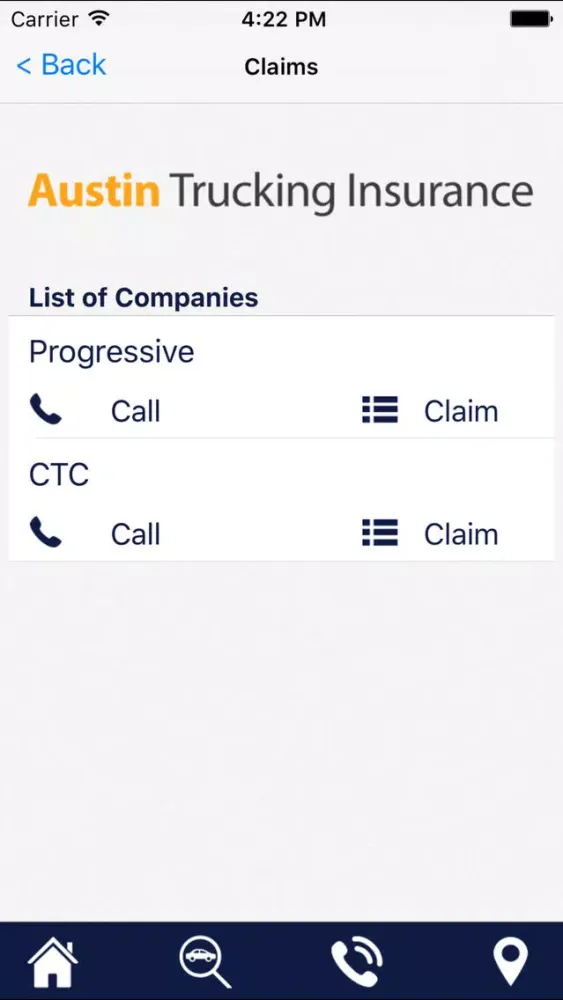 Austin Trucking Insurance Screenshots