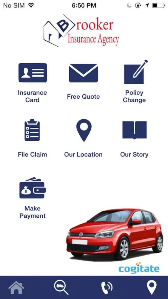 Zrzuty ekranu Brooker Insurance