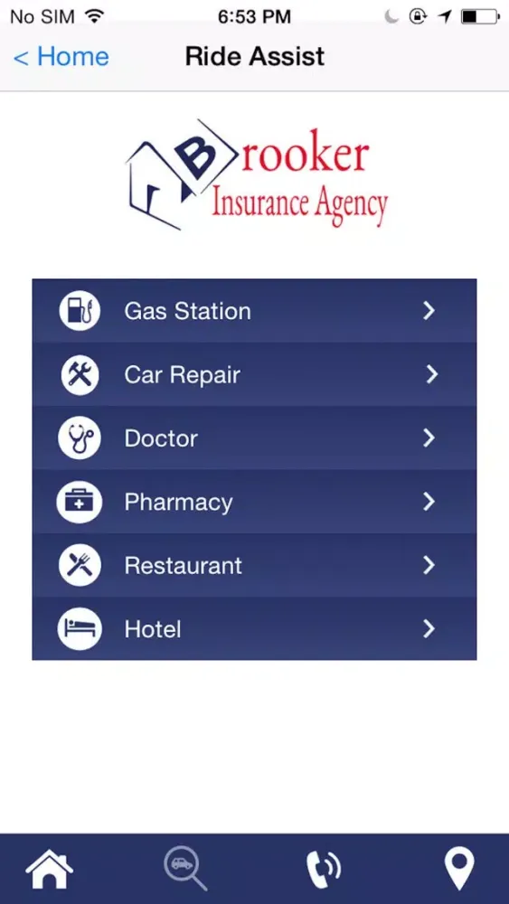 Zrzuty ekranu Brooker Insurance