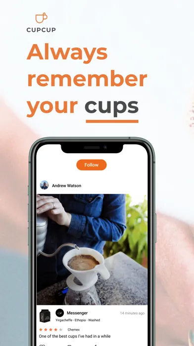 cupcup: The Coffee App स्क्रीनशॉट
