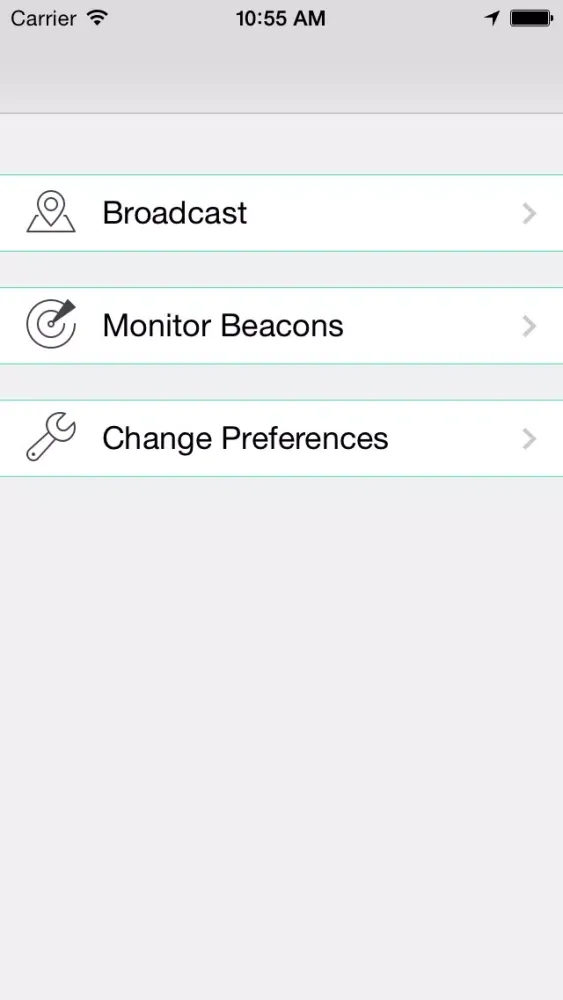 Zrzuty ekranu Beacon Manager