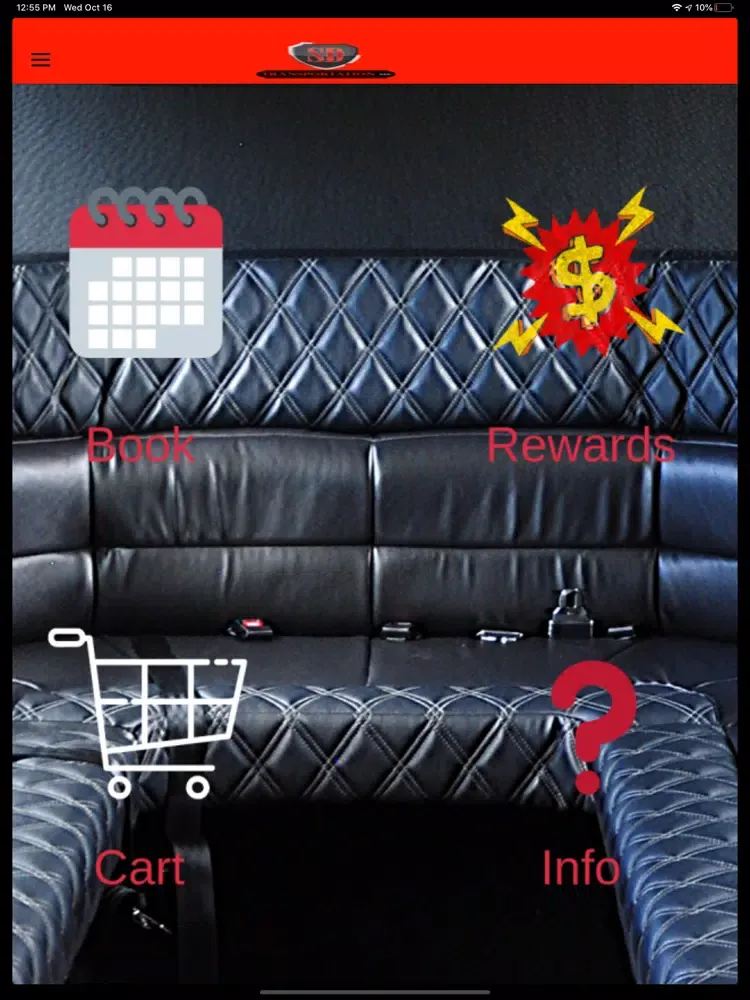 Tangkapan layar SD Transportation LLC iPad 