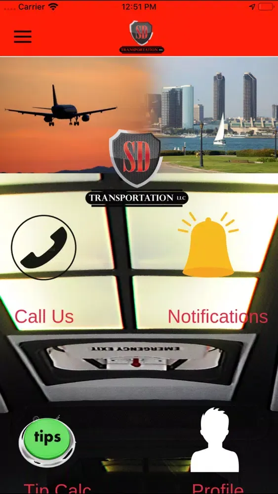 Tangkapan layar SD Transportation LLC