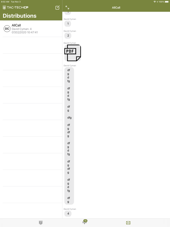 TAC-TECH CP iPad  Screenshots