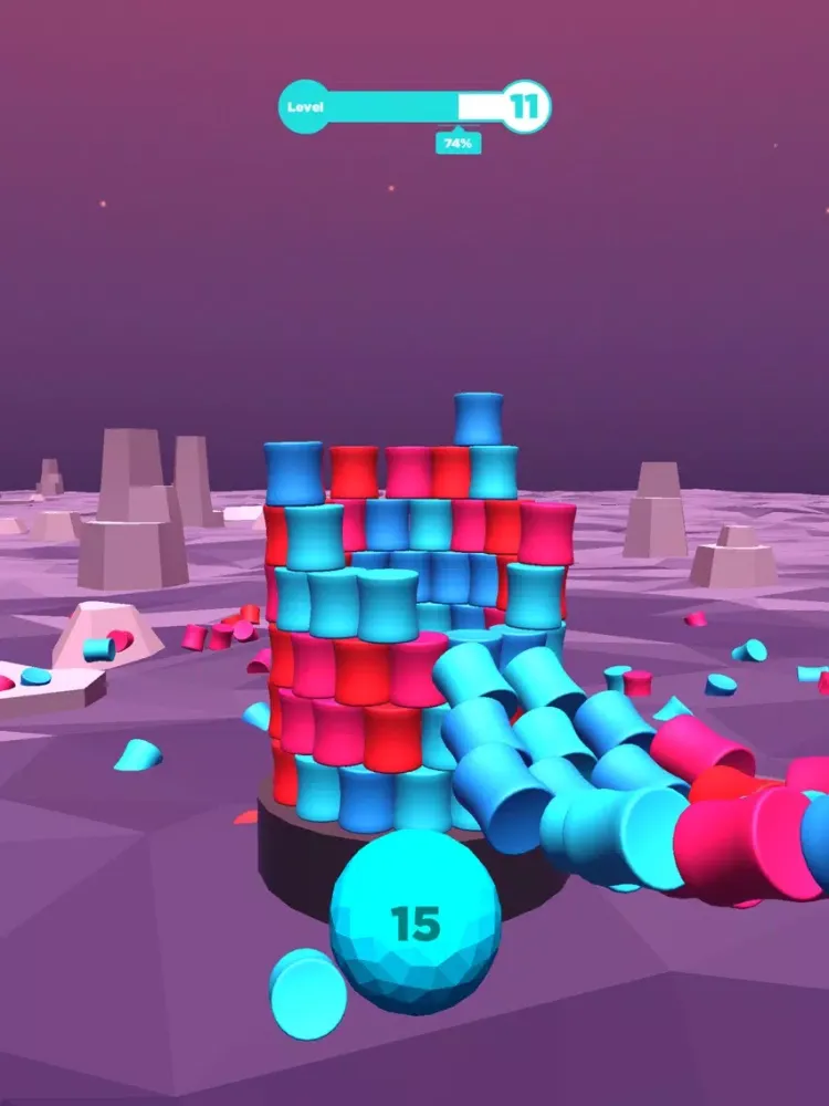 Color Stack Tower iPad  স্ক্রিনশট