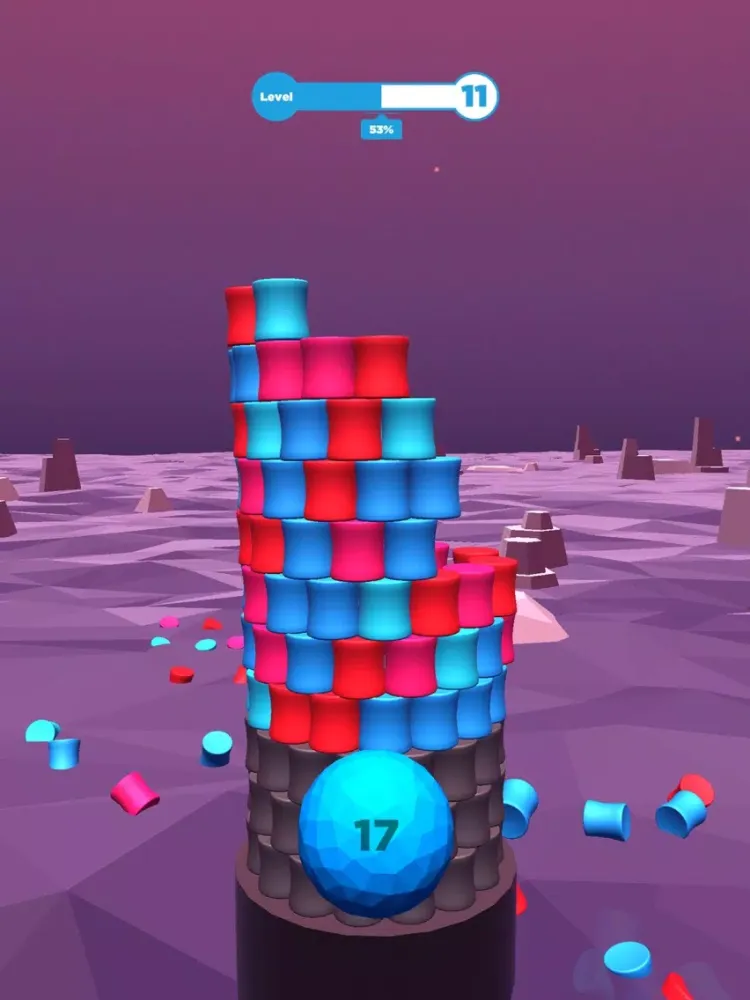 Color Stack Tower iPad  স্ক্রিনশট