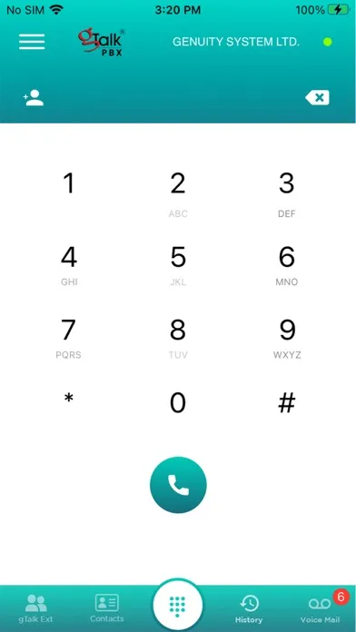 gTalk PBX應用截圖