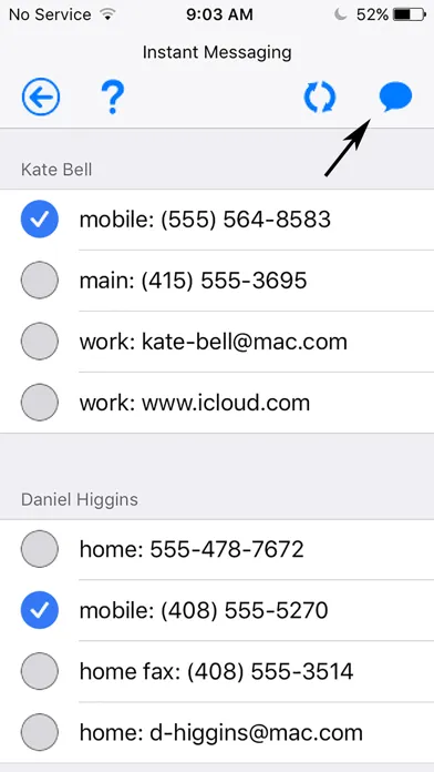 تصاویر Courier - Group Messaging