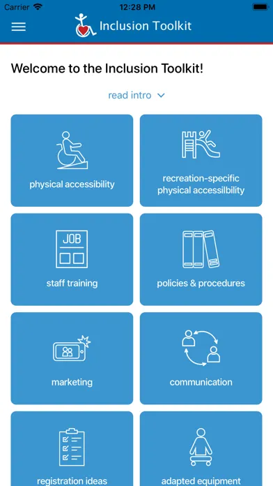 Скриншоты Inclusion Toolkit