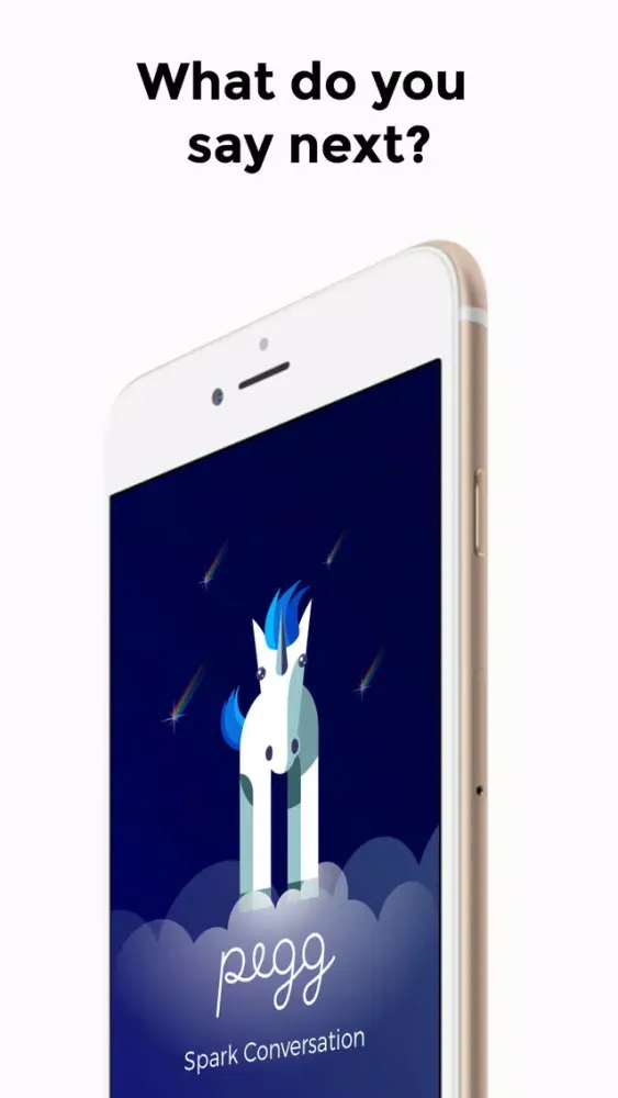 Tangkapan layar Pegg - Spark Conversation!