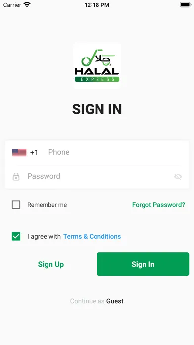 Halal Express Screenshots