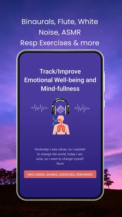 Capturas de pantalla de Binaural Beats+, Respiration
