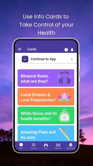 Capturas de pantalla de Binaural Beats+, Respiration
