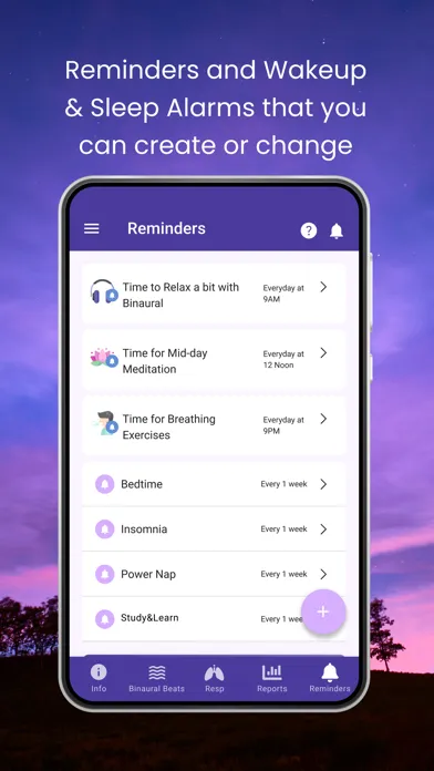 Capturas de pantalla de Binaural Beats+, Respiration