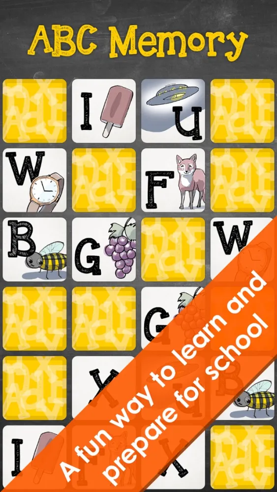 Zrzuty ekranu ABC Memory - Capital letters (US english)