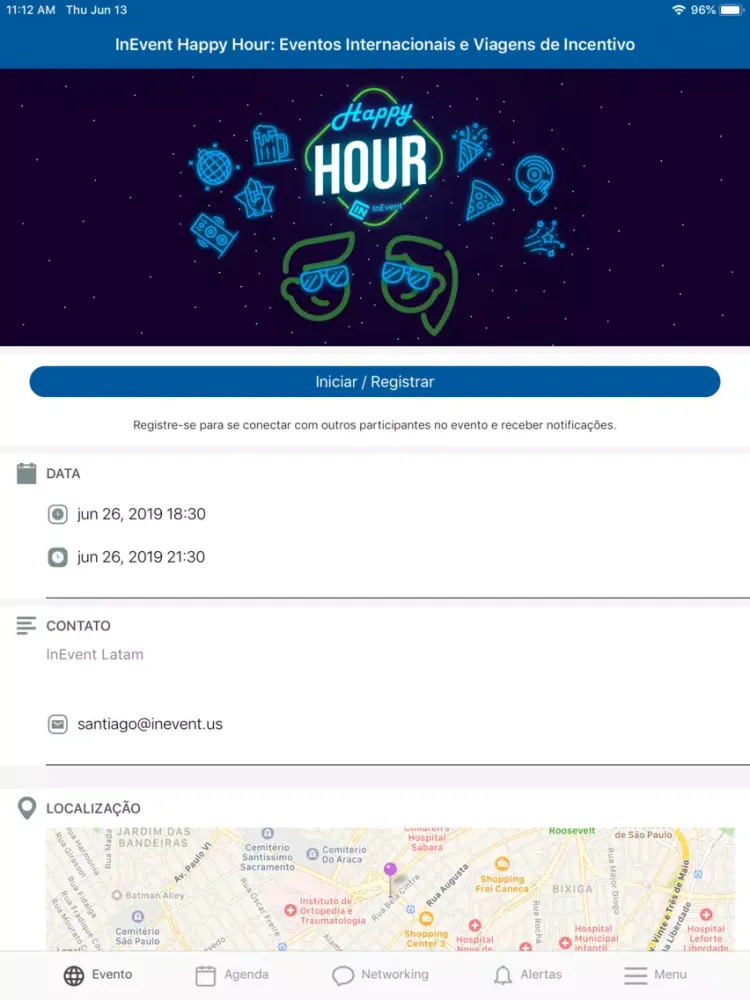 InEvent MeetUP iPad 应用截图