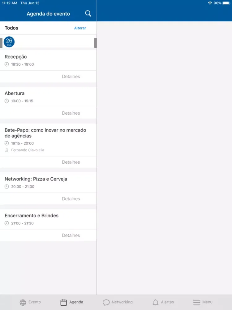 InEvent MeetUP iPad 应用截图
