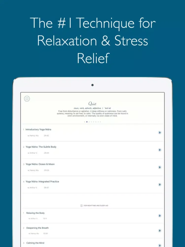تصاویر Total Quiet | Relaxation & Wellness iPad 