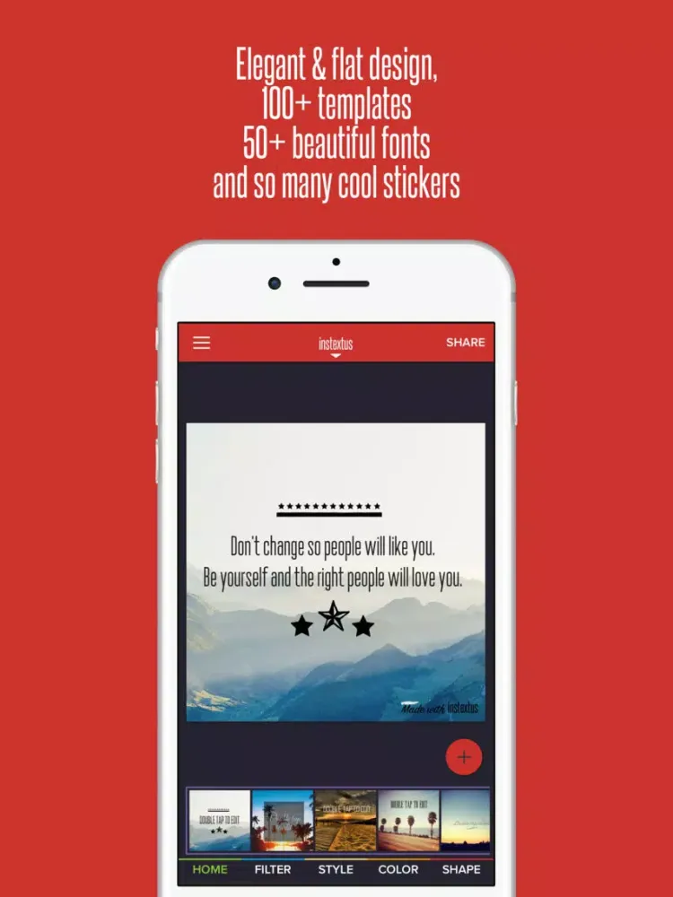Tangkapan skrin InstextUsPro - Colorful Text for Instagram iPad 