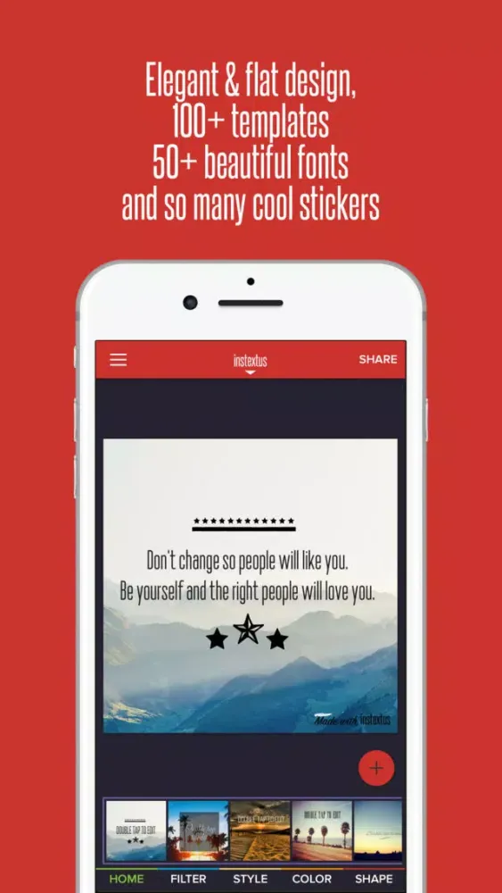 Tangkapan skrin InstextUsPro - Colorful Text for Instagram