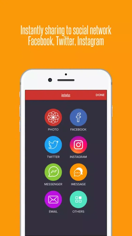 Tangkapan skrin InstextUsPro - Colorful Text for Instagram