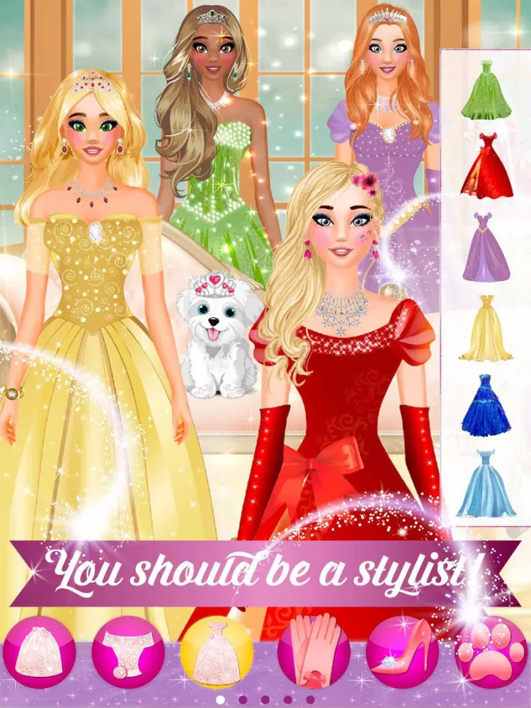Princess Fashion Makeover - Design your fairy tale dress iPad  Screenshots