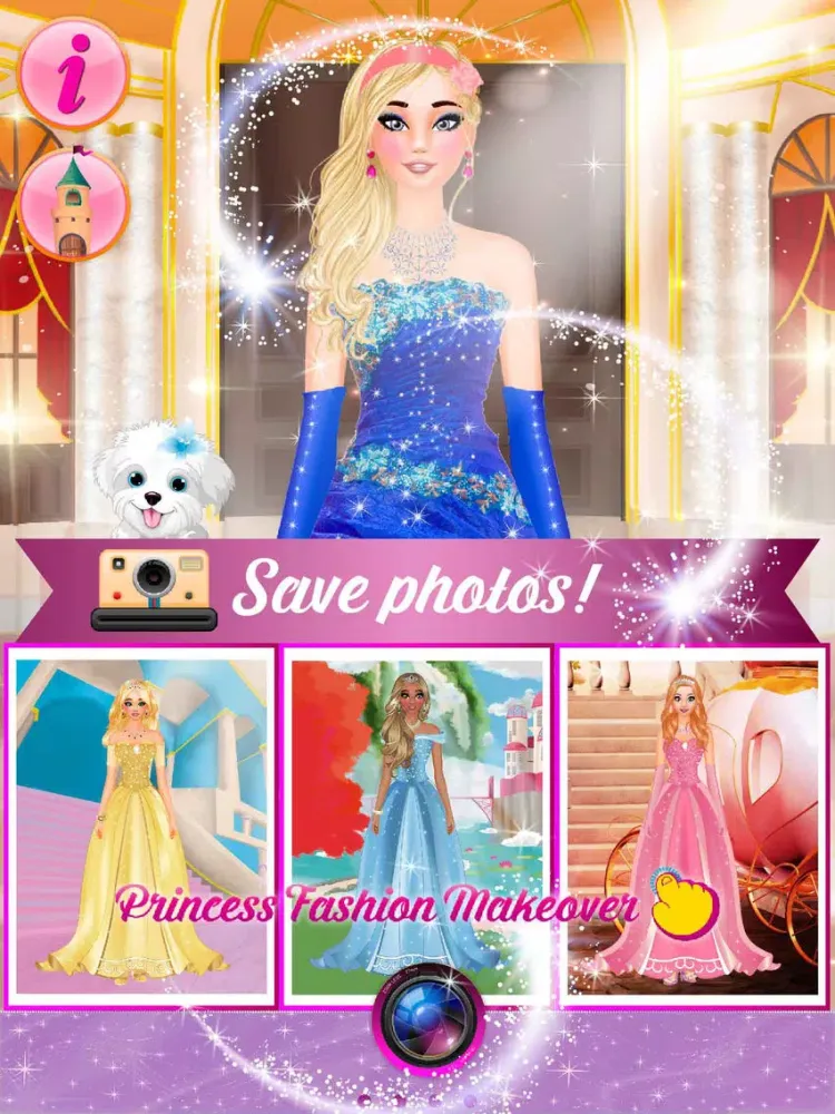 Princess Fashion Makeover - Design your fairy tale dress iPad  Screenshots