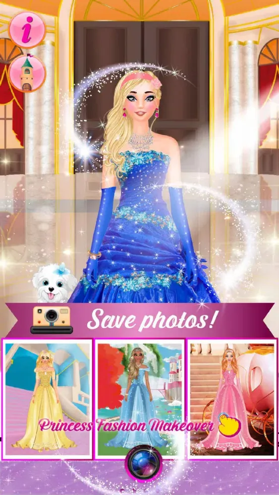 Princess Fashion Makeover - Design your fairy tale dress Screenshots