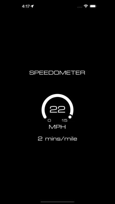 Capturas de tela do Walking Speedometer