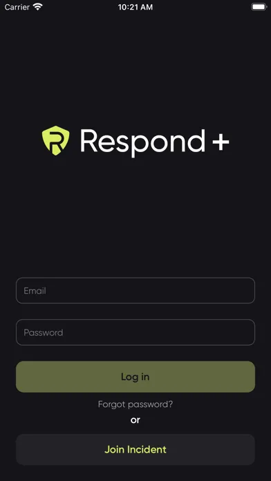 Capturas de tela do LETS Respond+