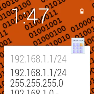 Captures d'écran de CIDR Calculator