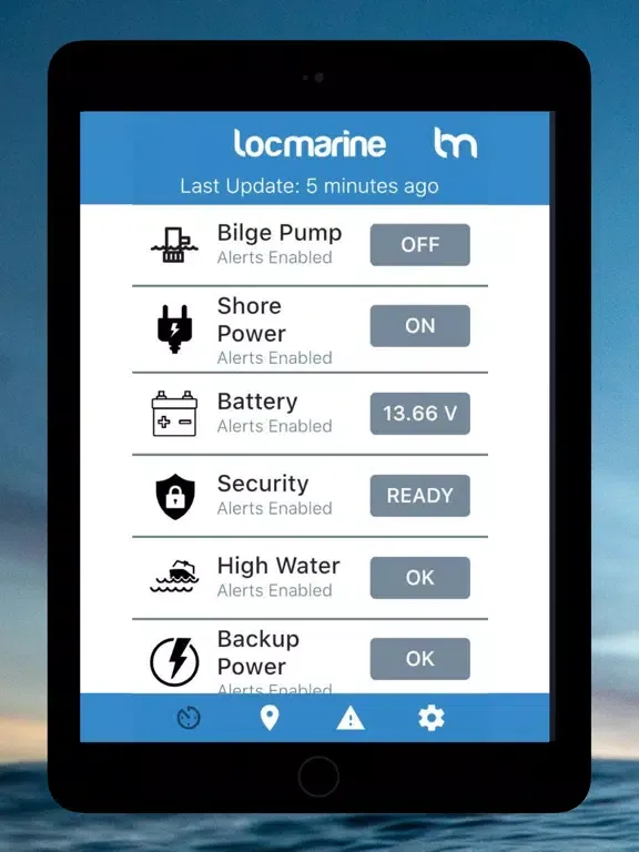 Locmarine 4G iPad  Screenshots