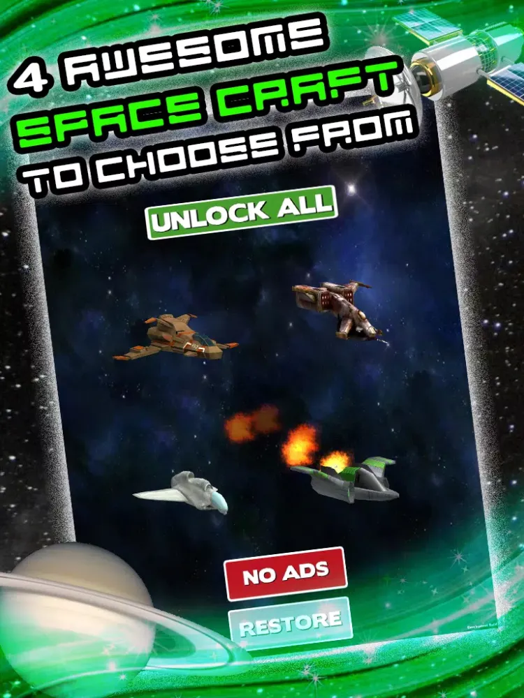Capturas de tela do 3D Space Craft Racing Shooting Game for Cool boys and teens by Top War Games FREE iPad 