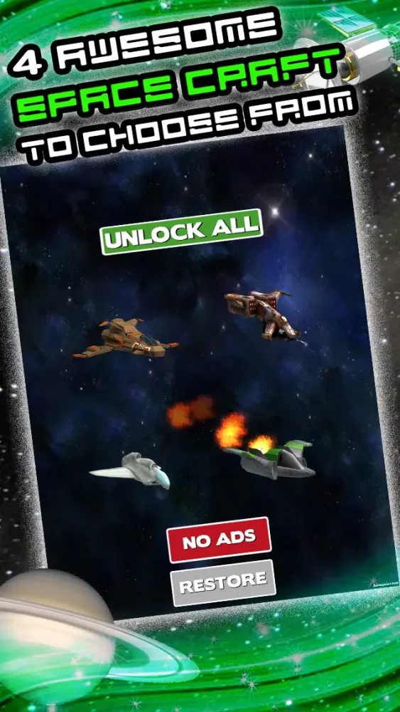 Capturas de tela do 3D Space Craft Racing Shooting Game for Cool boys and teens by Top War Games FREE