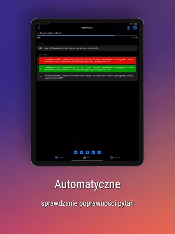 Captures d'écran de Radio Operator iPad 