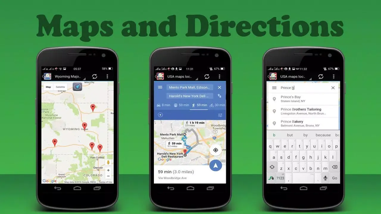 Capturas de pantalla de USA New Jersey Maps