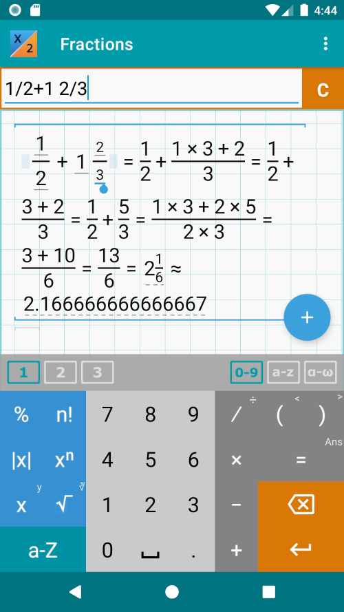 Fraction Calculator by Mathlab-screenshot-1