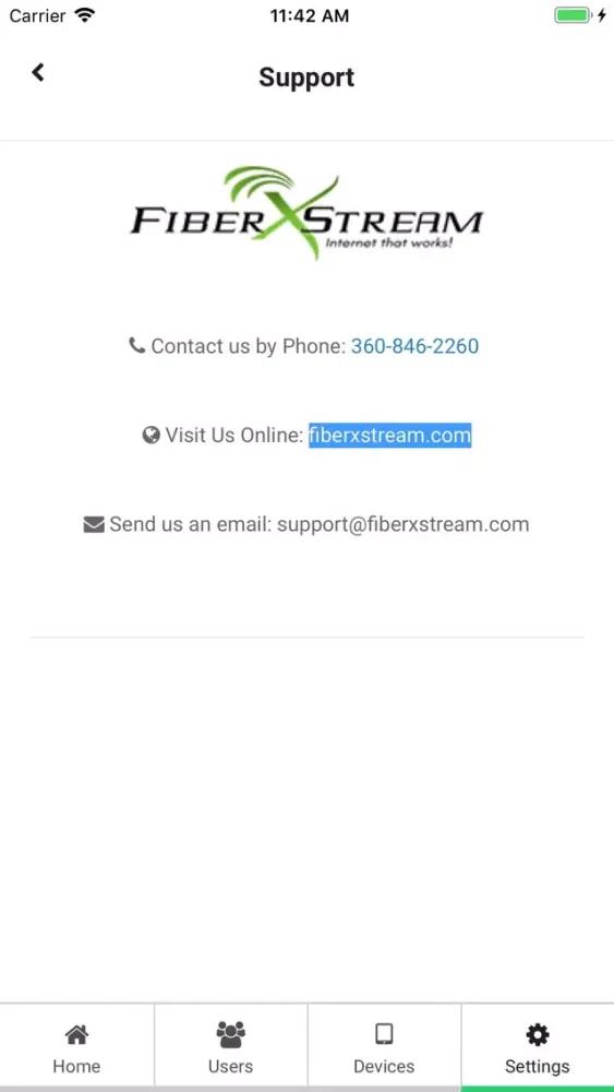 FiberXStream Screenshots